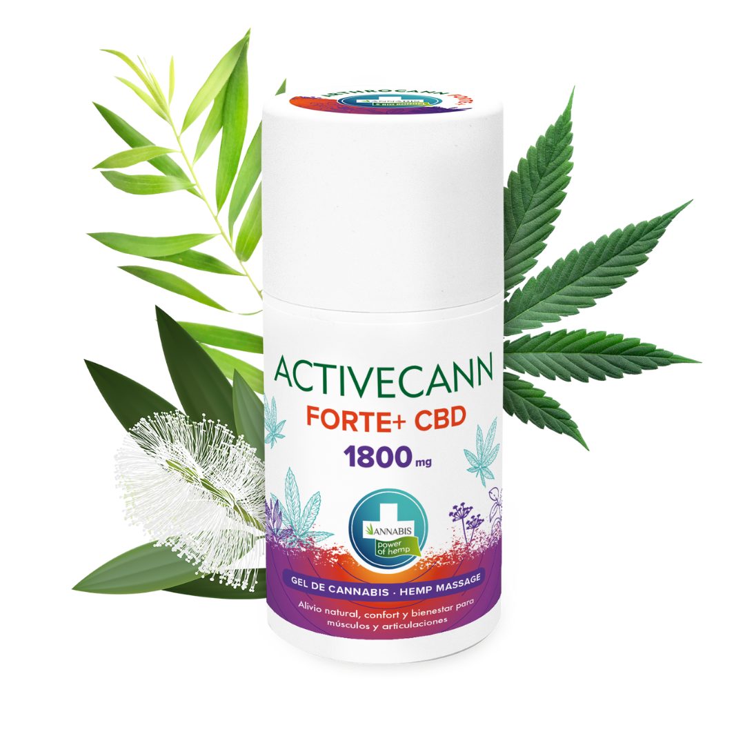ACTIVECANN Forte+ CBD Gel de masaje 1800mg Cannabidiol